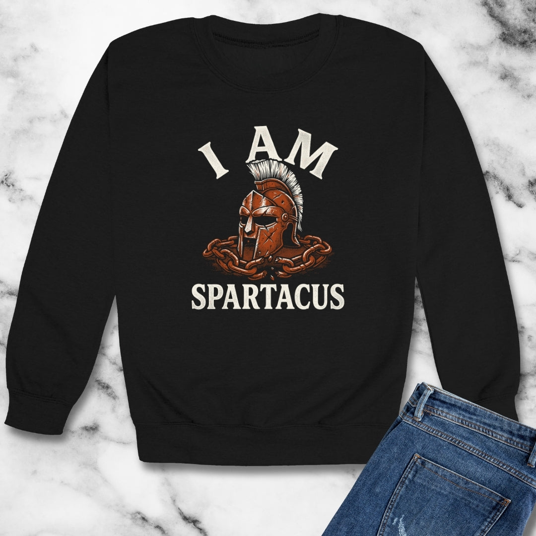 I Am Spartacus Unisex Heavy Crewneck Sweatshirt