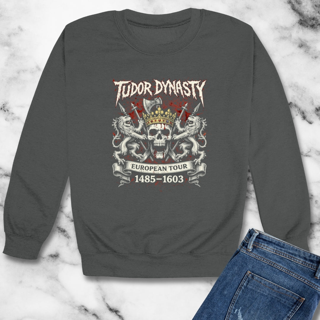 Tudor Dynasty Tour Unisex Heavy Crewneck Sweatshirt