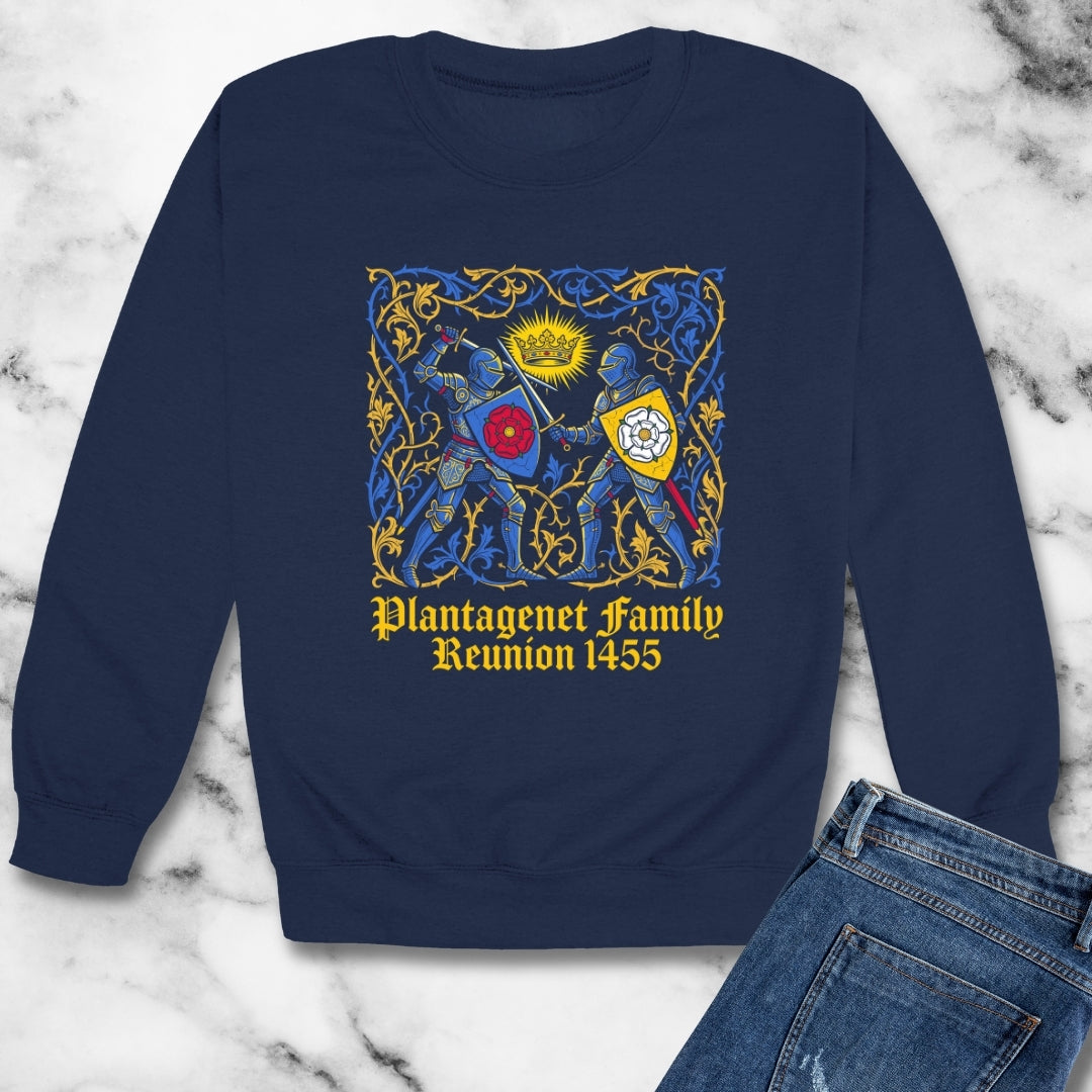 Plantagenet Family Reunion Unisex Heavy Crewneck Sweatshirt