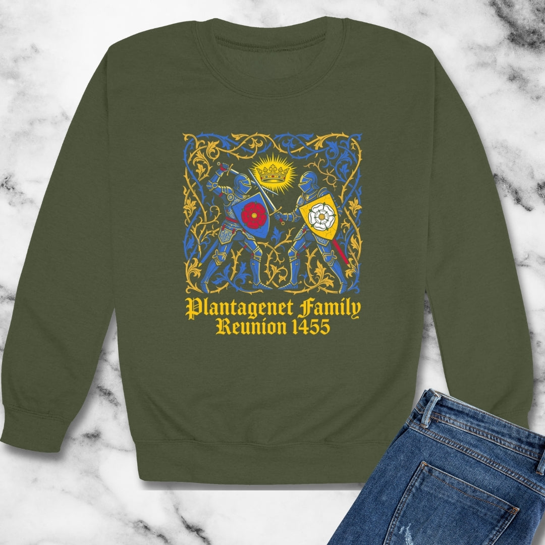 Plantagenet Family Reunion Unisex Heavy Crewneck Sweatshirt