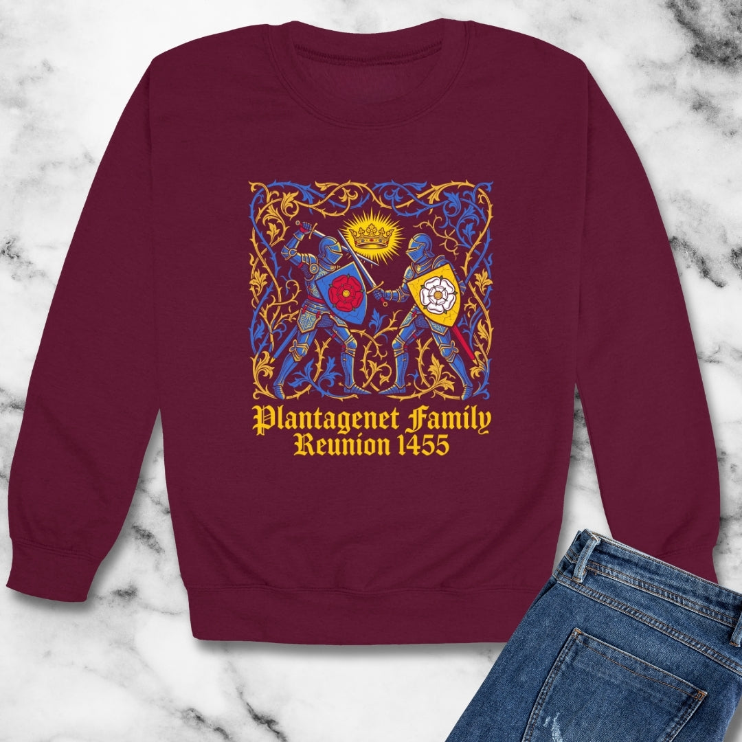 Plantagenet Family Reunion Unisex Heavy Crewneck Sweatshirt