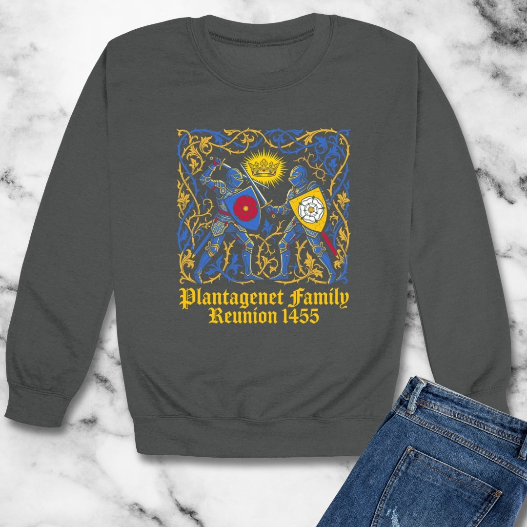 Plantagenet Family Reunion Unisex Heavy Crewneck Sweatshirt