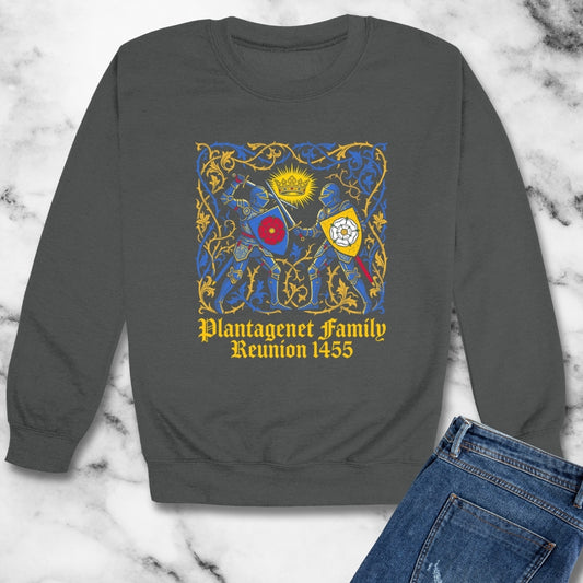 Plantagenet Family Reunion Unisex Heavy Crewneck Sweatshirt
