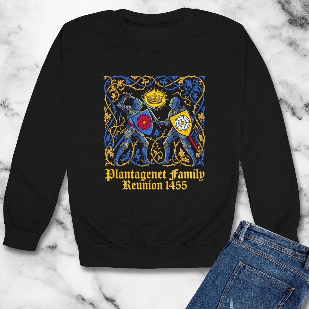 Plantagenet Family Reunion Unisex Heavy Crewneck Sweatshirt