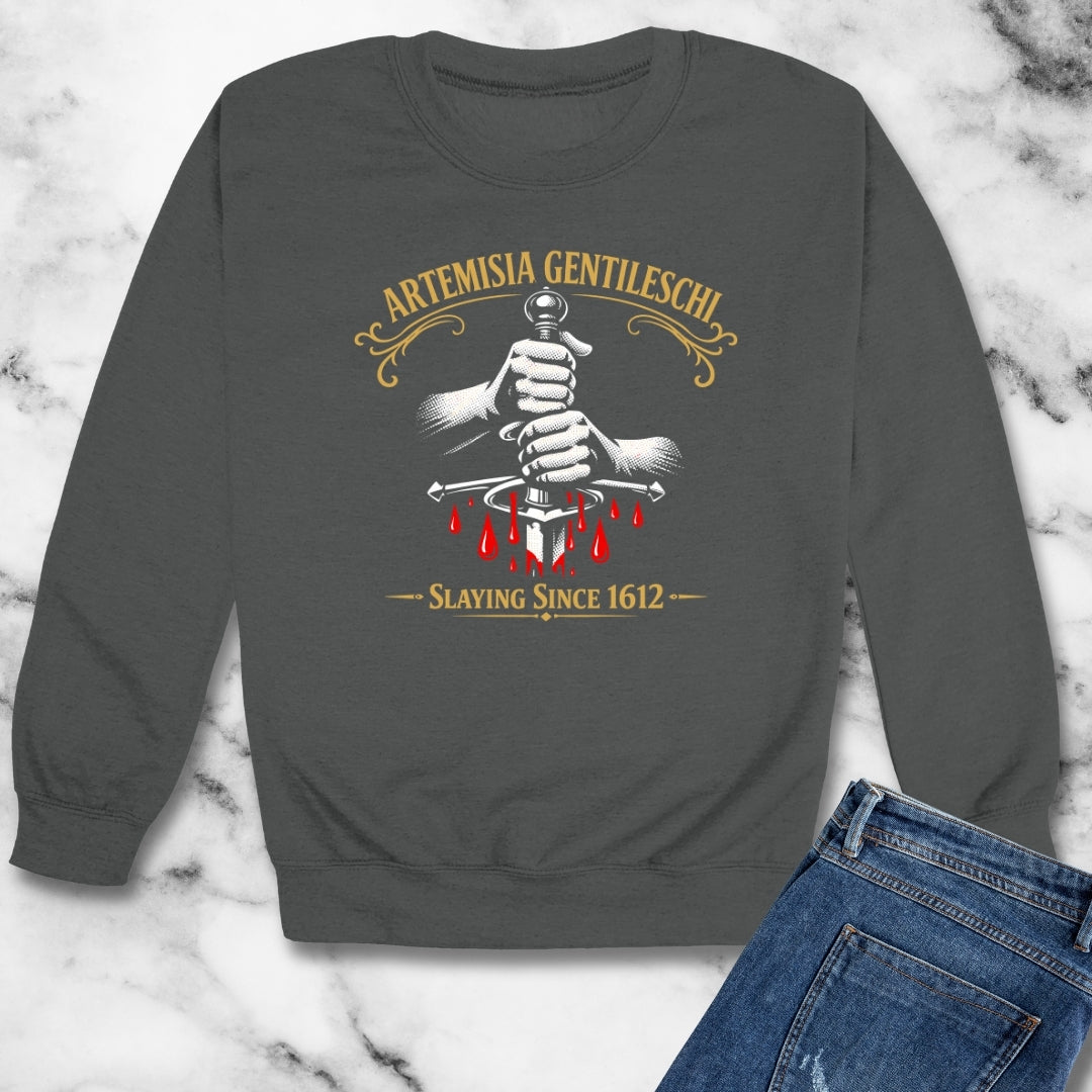 Artemesia Gentileschi Painter Unisex Heavy Crewneck Sweatshirt