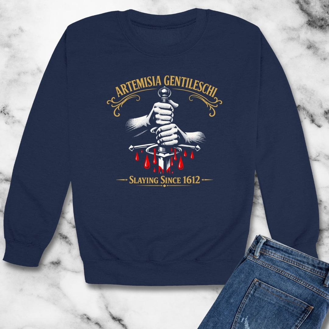 Artemesia Gentileschi Painter Unisex Heavy Crewneck Sweatshirt
