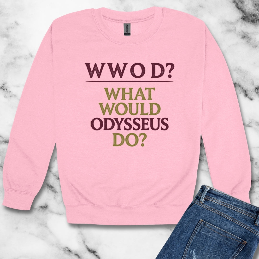 What Would Odysseus Do? Unisex Heavy Crewneck Sweatshirt