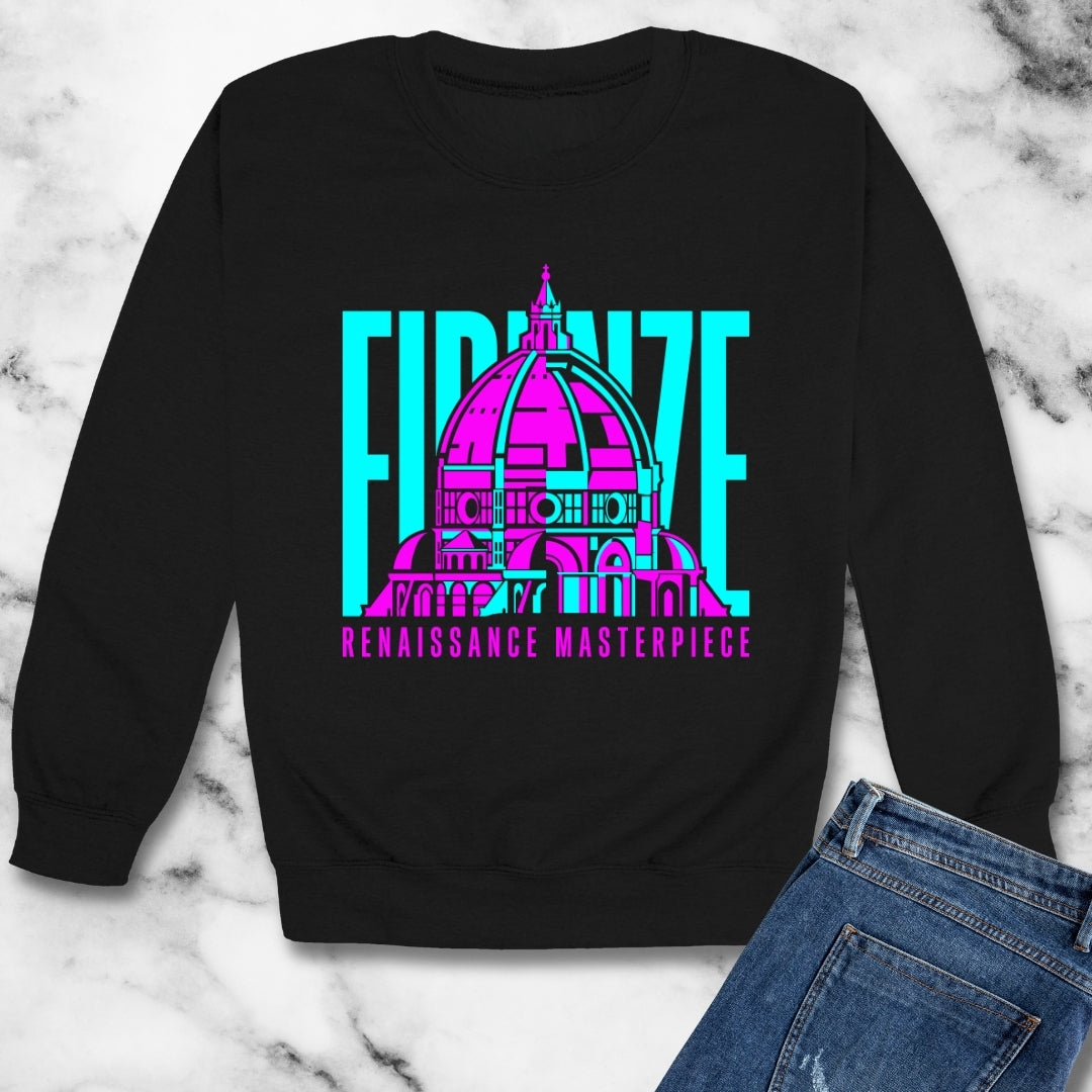Brunelleschi's Dome Firenze Masterpiece Unisex Heavy Crewneck Sweatshirt