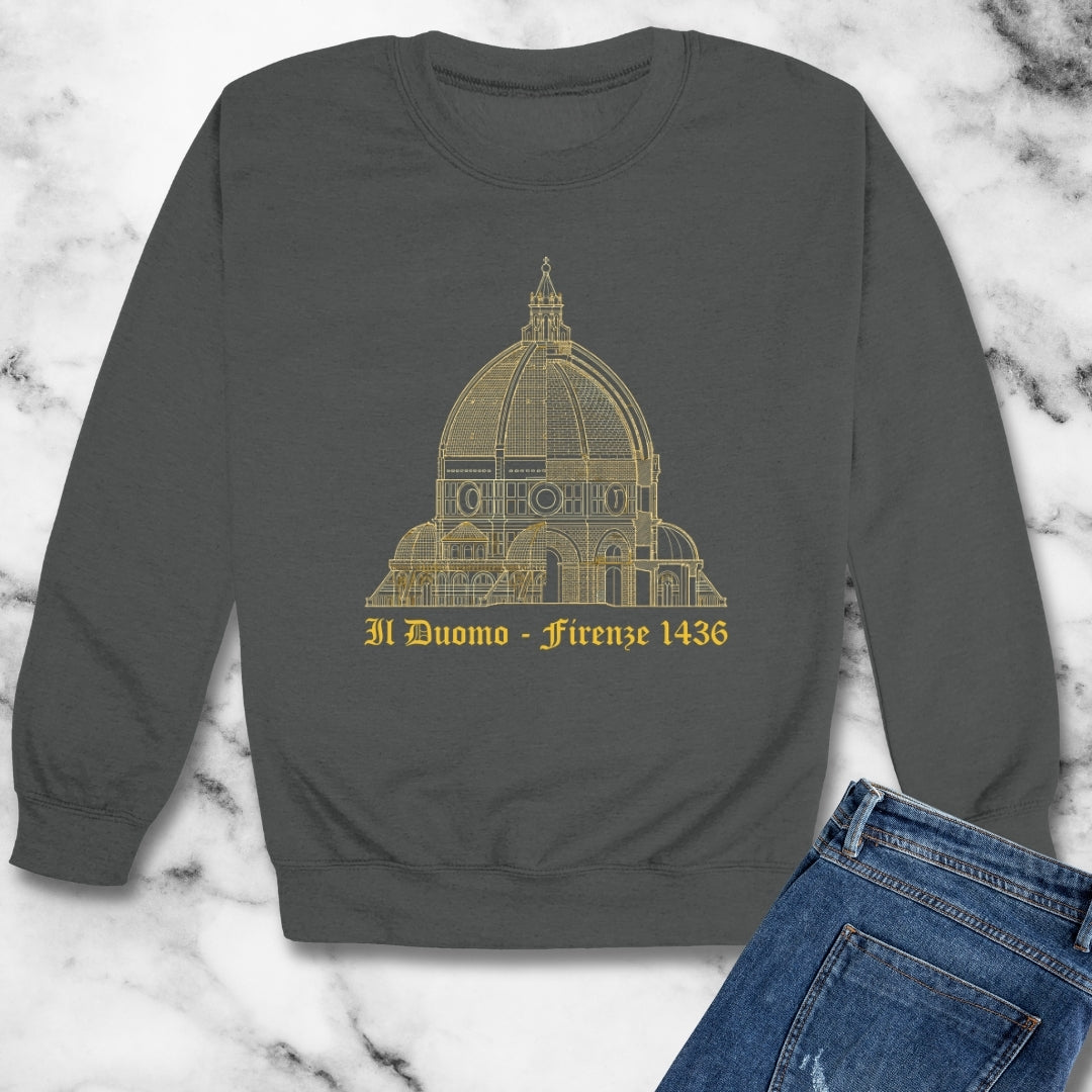 Brunelleschi's Dome Firenze Unisex Heavy Crewneck Sweatshirt
