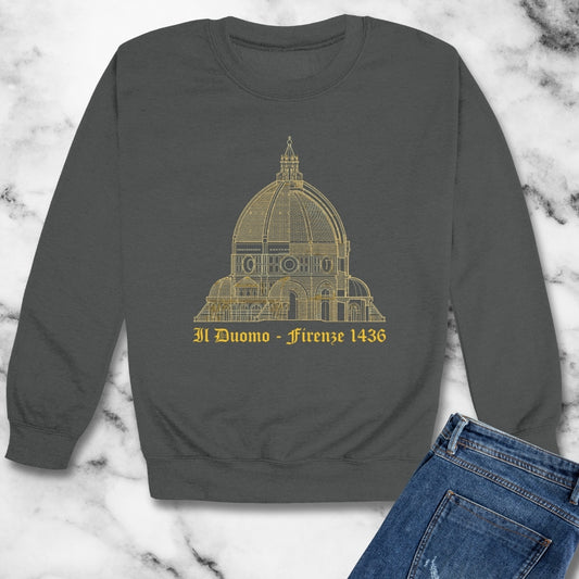 Brunelleschi's Dome Firenze Unisex Heavy Crewneck Sweatshirt