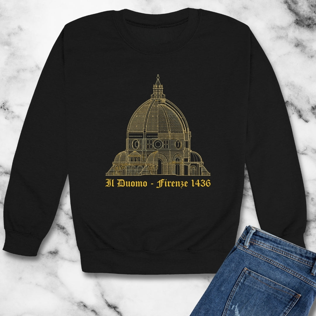 Brunelleschi's Dome Firenze Unisex Heavy Crewneck Sweatshirt