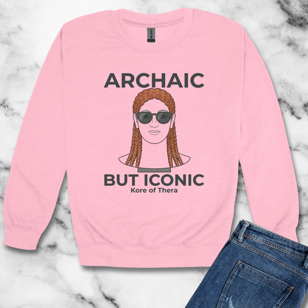 Kore of Thera Archaic Iconic Unisex Heavy Crewneck Sweatshirt