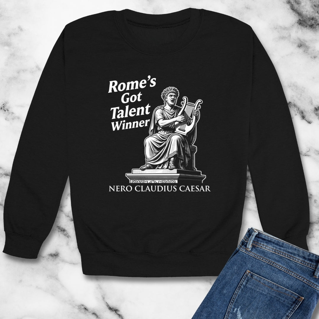 Emperor Nero Rome's Got Talent Winner Unisex Heavy Crewneck Sweatshirt