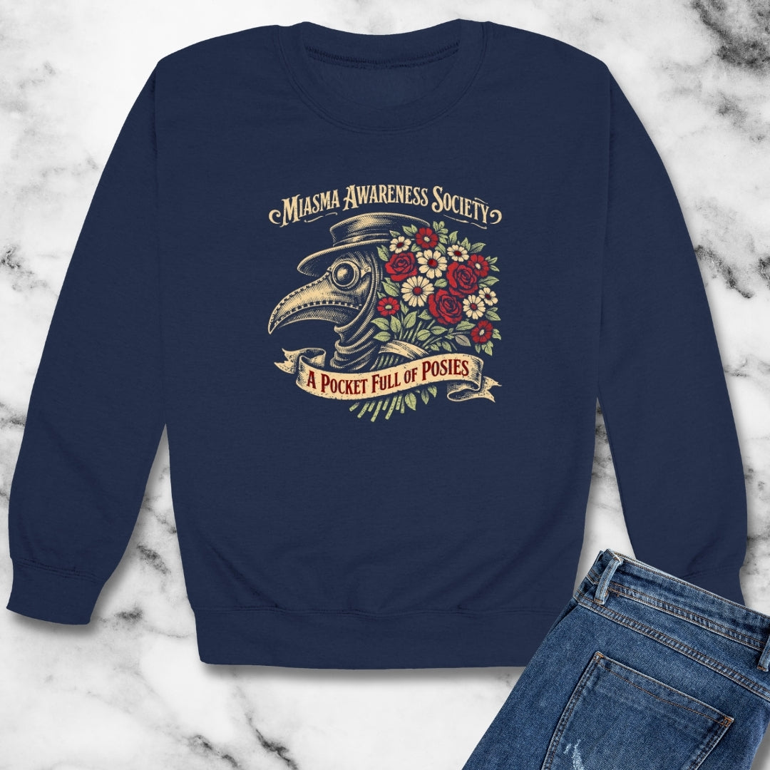 Miasma Pocket Full of Posies Unisex Heavy Crewneck Sweatshirt