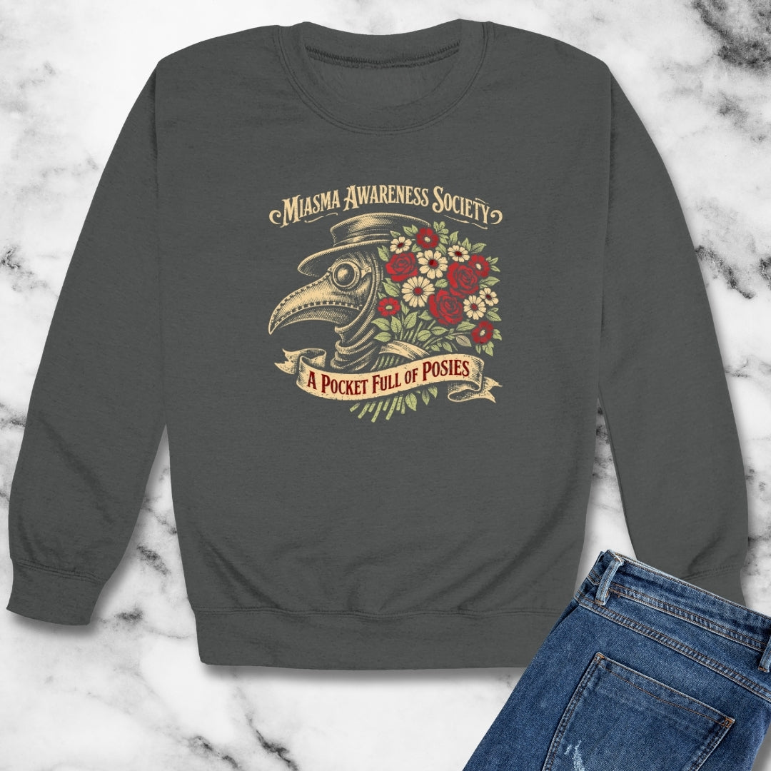 Miasma Pocket Full of Posies Unisex Heavy Crewneck Sweatshirt