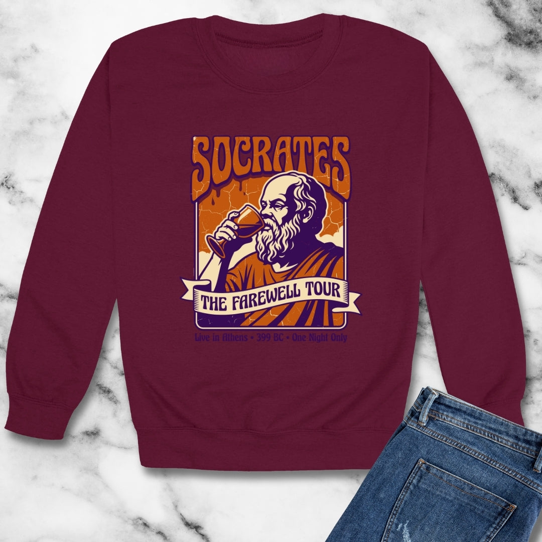 Socrates Farewell Tour Unisex Heavy Crewneck Sweatshirt