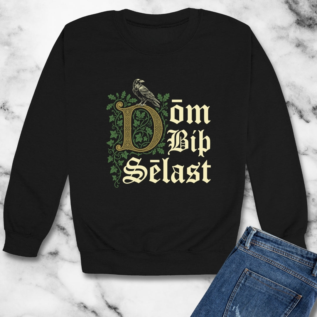 Glory is Best Beowulf Quote Unisex Heavy Crewneck Sweatshirt
