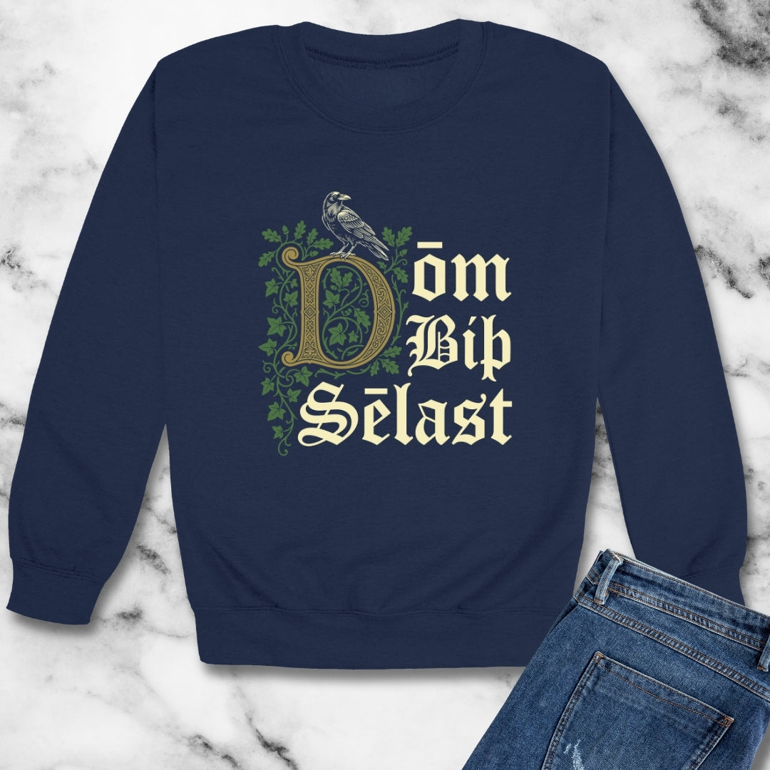 Glory is Best Beowulf Quote Unisex Heavy Crewneck Sweatshirt