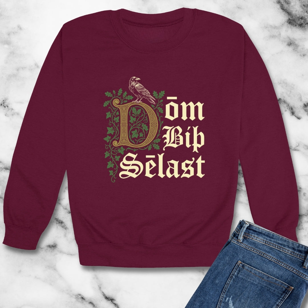 Glory is Best Beowulf Quote Unisex Heavy Crewneck Sweatshirt