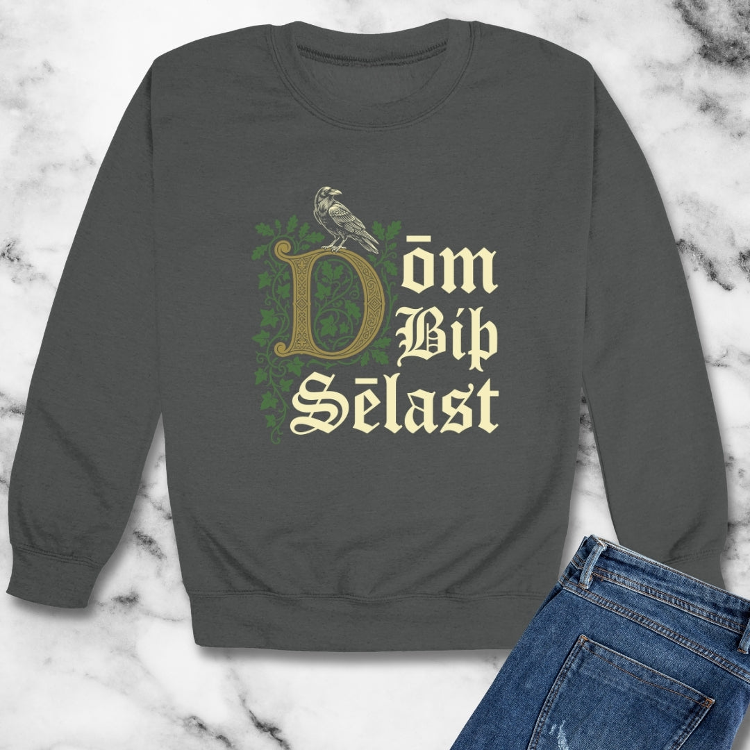 Glory is Best Beowulf Quote Unisex Heavy Crewneck Sweatshirt