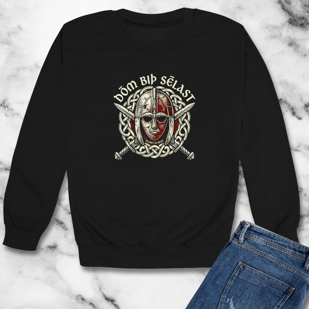 Beowulf Old English Glory Is Best Unisex Heavy Crewneck Sweatshirt