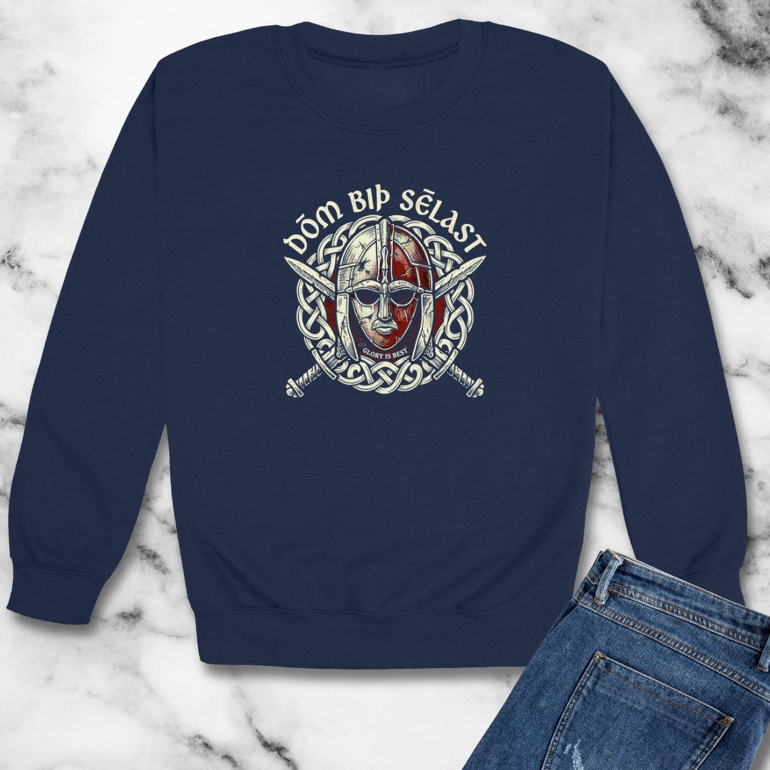 Beowulf Old English Glory Is Best Unisex Heavy Crewneck Sweatshirt