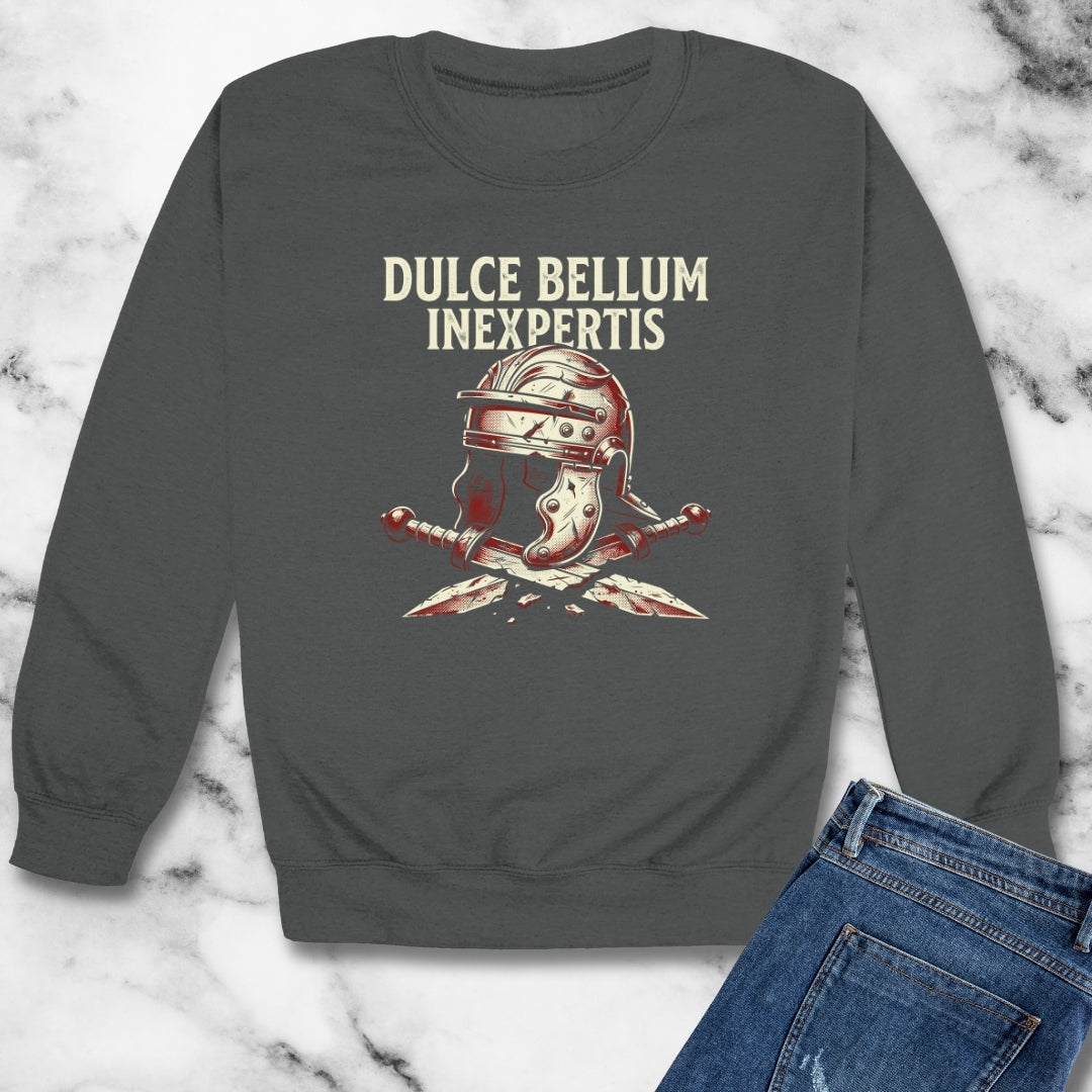 War Is Sweet to the Inexperienced in Latin Unisex Heavy Crewneck Sweatshirt