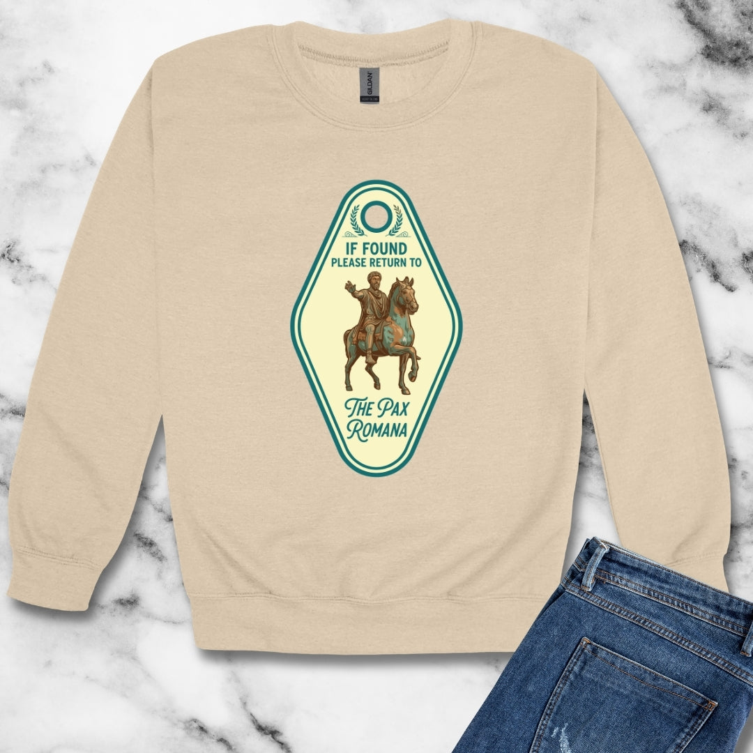 If Found Return to Pax Romana Unisex Heavy Crewneck Sweatshirt