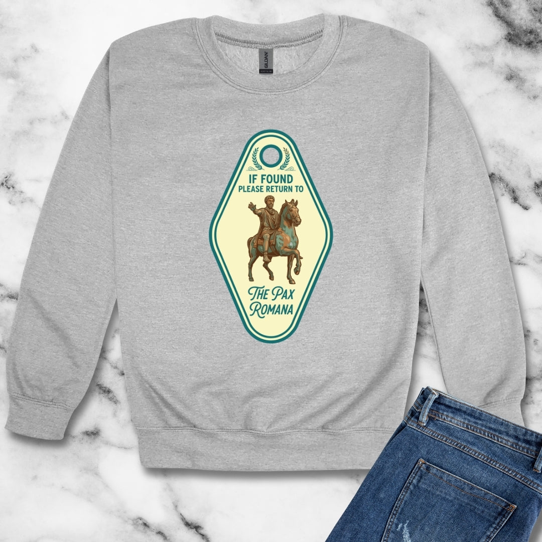 If Found Return to Pax Romana Unisex Heavy Crewneck Sweatshirt