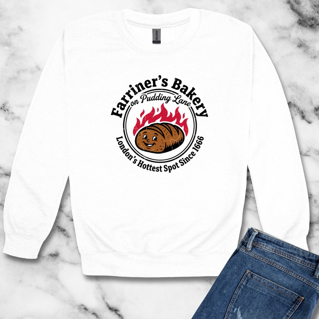 Farriner's Bakery London Fire Unisex Heavy Crewneck Sweatshirt