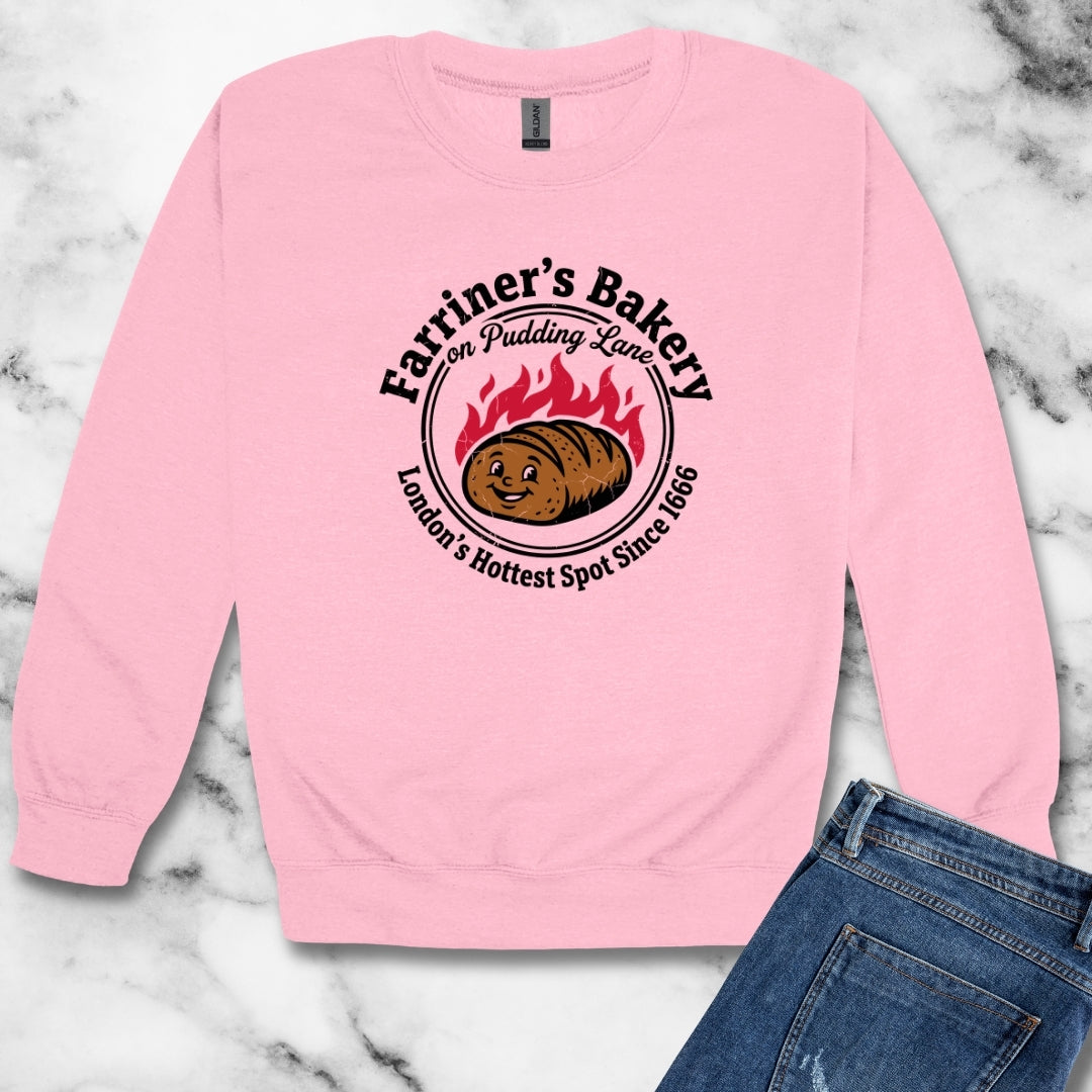 Farriner's Bakery London Fire Unisex Heavy Crewneck Sweatshirt
