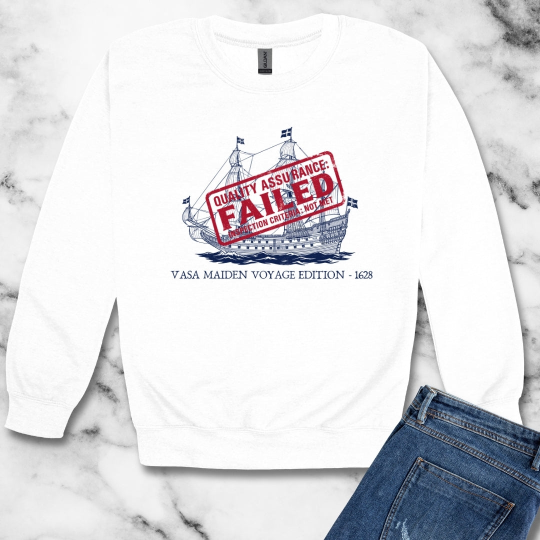 Vasa Warship Failed Inspection Unisex Heavy Crewneck Sweatshirt