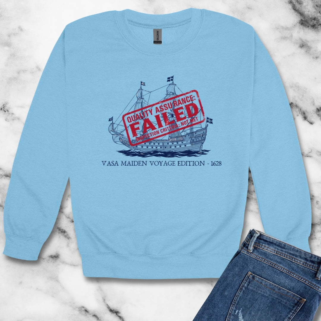 Vasa Warship Failed Inspection Unisex Heavy Crewneck Sweatshirt