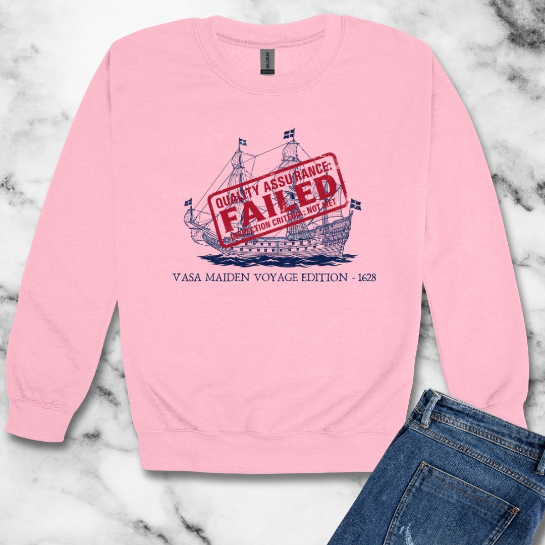 Vasa Warship Failed Inspection Unisex Heavy Crewneck Sweatshirt