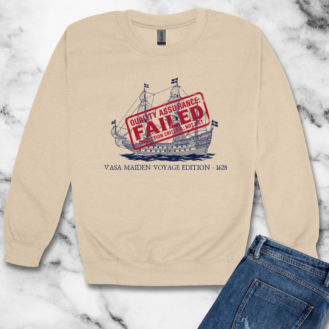 Vasa Warship Failed Inspection Unisex Heavy Crewneck Sweatshirt