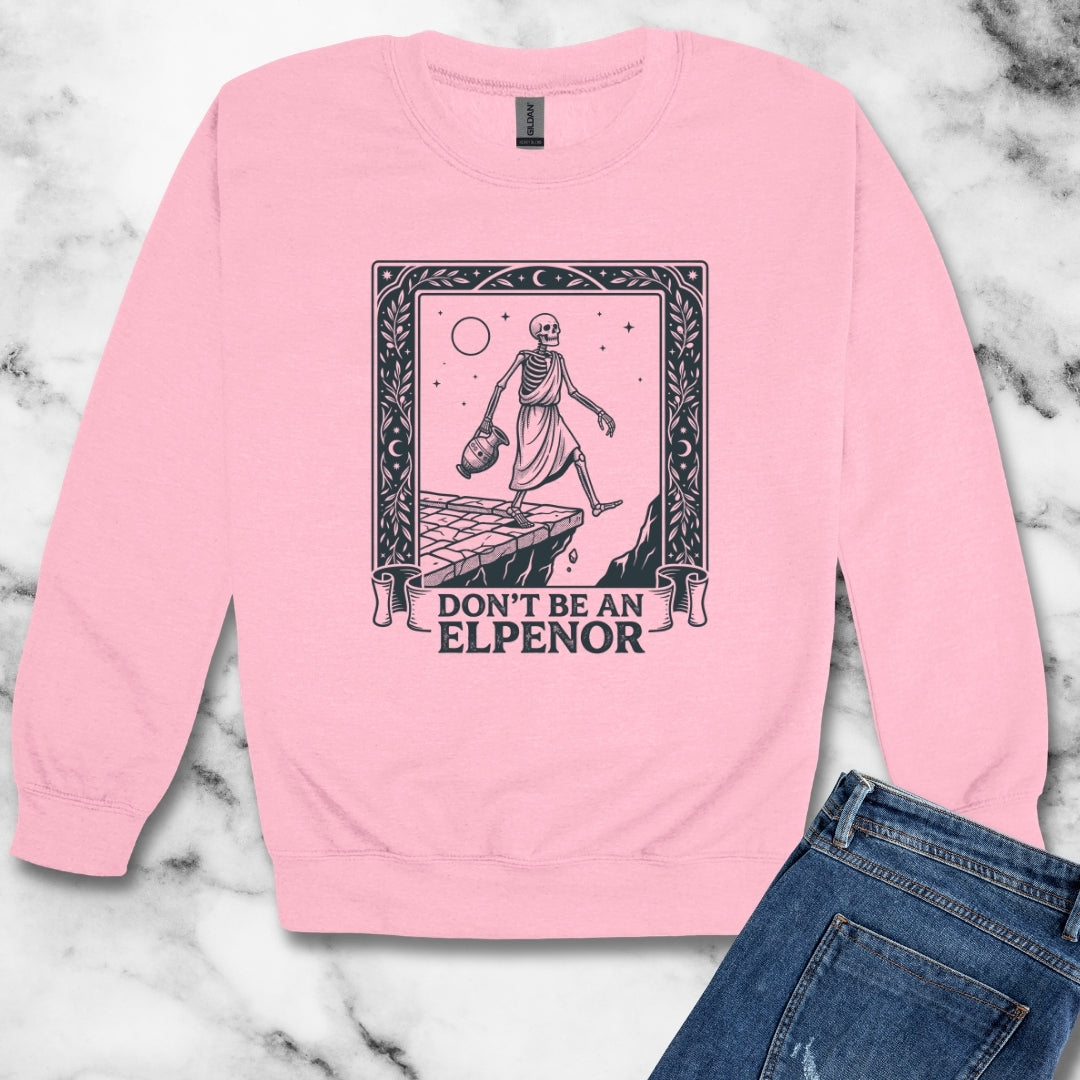 Don't Be an Elpenor the Odyssey Unisex Heavy Crewneck Sweatshirt