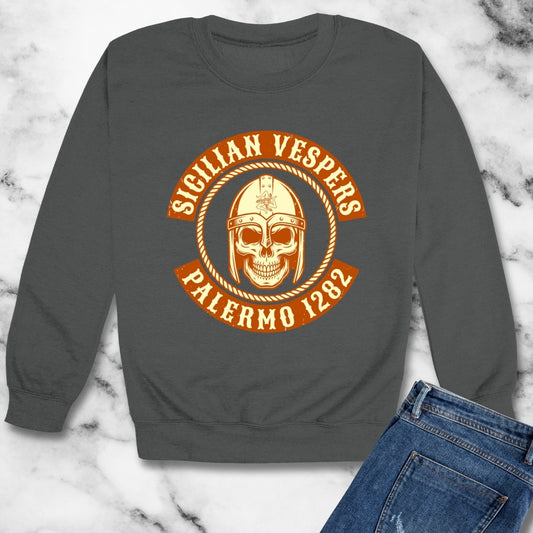 Sicilian Vespers Unisex Heavy Crewneck Sweatshirt
