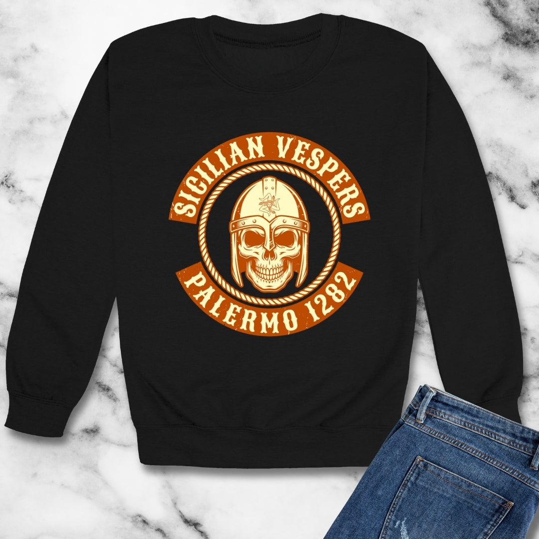 Sicilian Vespers Unisex Heavy Crewneck Sweatshirt