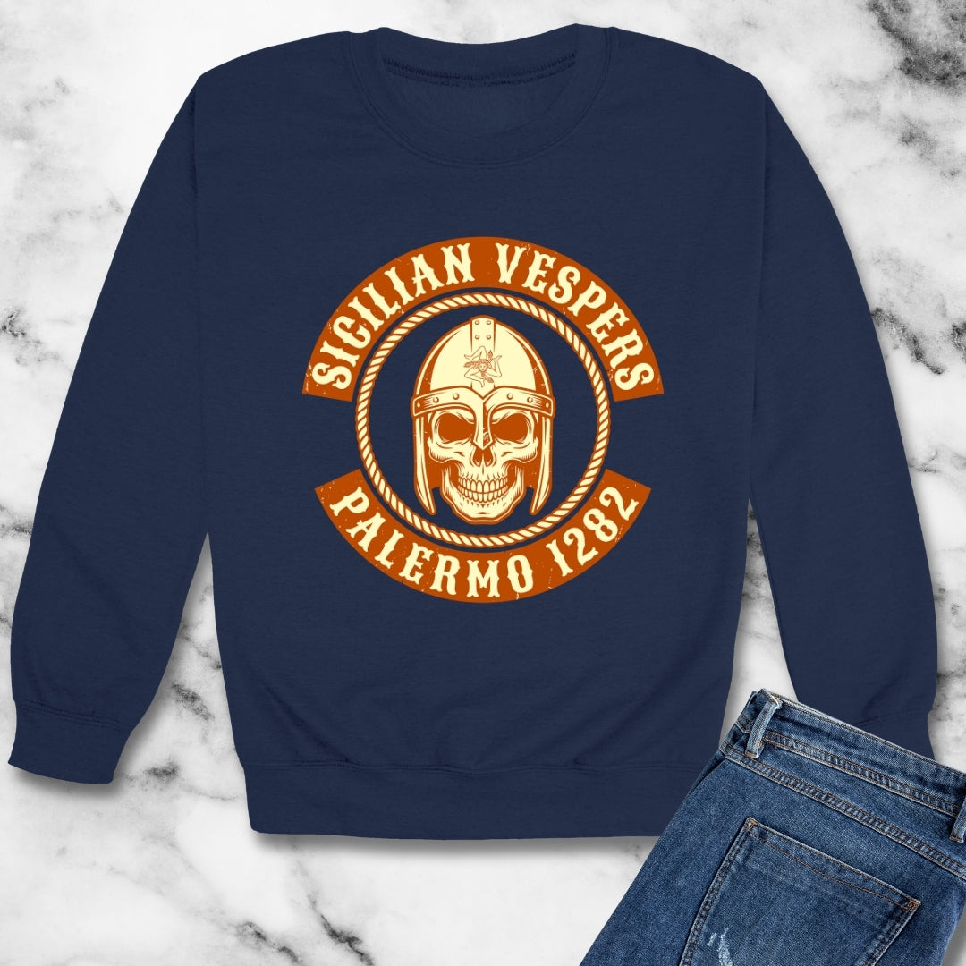 Sicilian Vespers Unisex Heavy Crewneck Sweatshirt