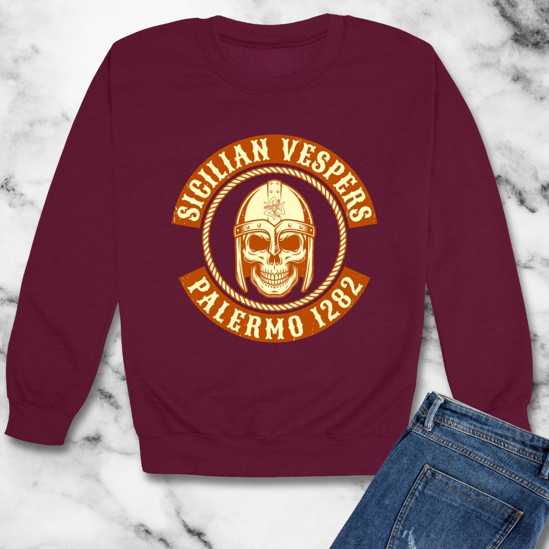Sicilian Vespers Unisex Heavy Crewneck Sweatshirt