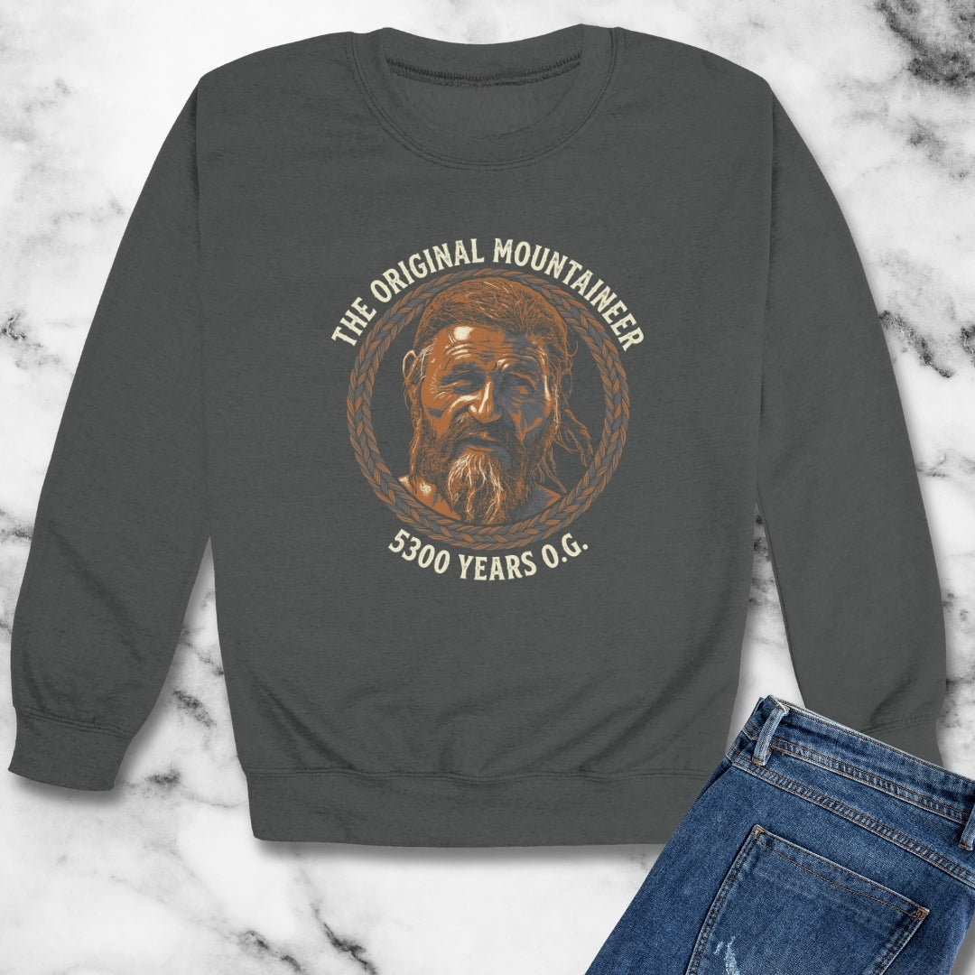 Otzi Original Mountaineer Unisex Heavy Crewneck Sweatshirt