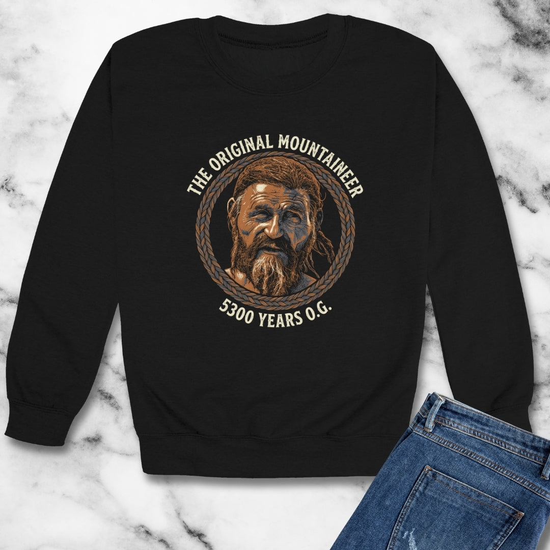 Otzi Original Mountaineer Unisex Heavy Crewneck Sweatshirt