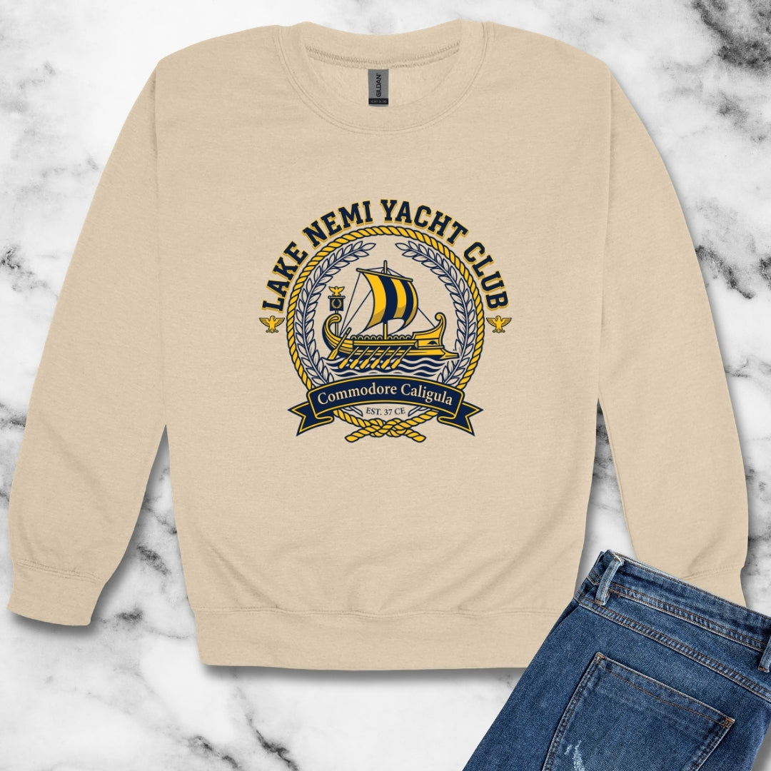 Caligula Pleasure Barge Yacht Club Unisex Heavy Crewneck Sweatshirt