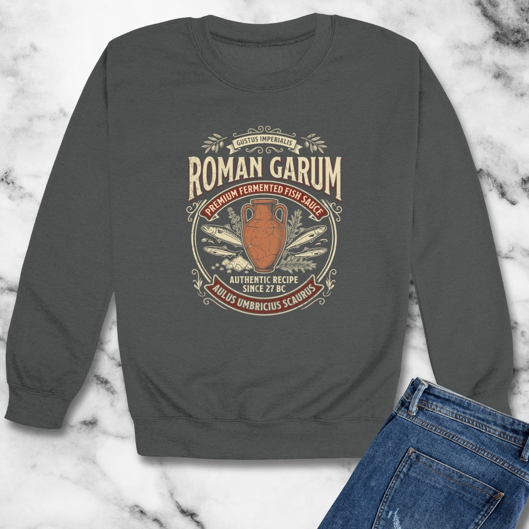 Premium Roman Garum Unisex Heavy Crewneck Sweatshirt