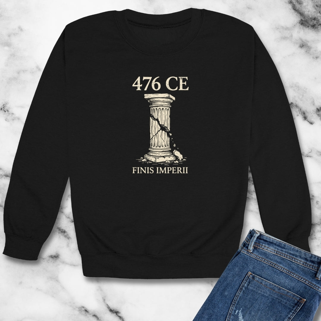 476 End of Empire Latin Unisex Heavy Crewneck Sweatshirt