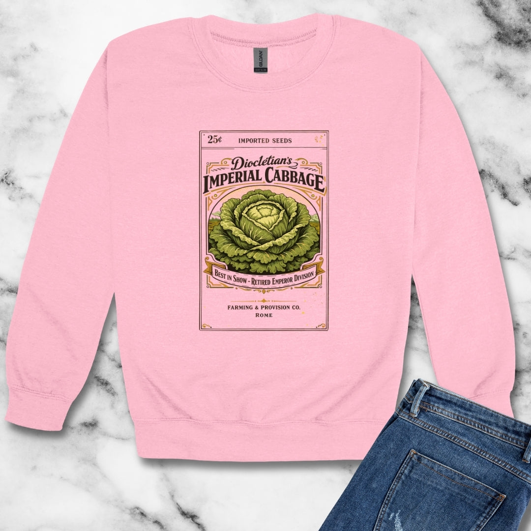 Emperor Diocletian Cabbage Farmer Unisex Heavy Crewneck Sweatshirt
