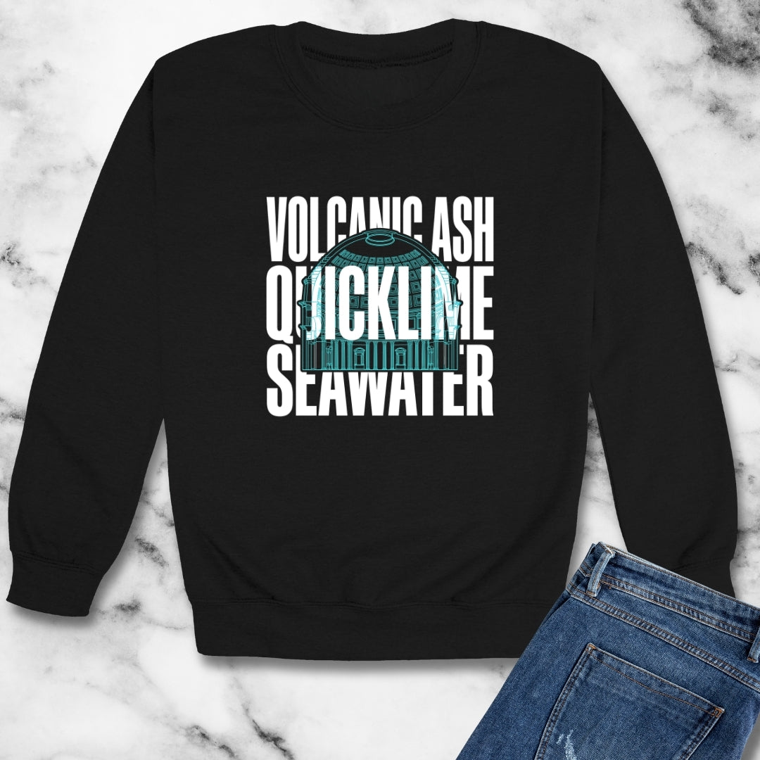 Roman Concrete Ingredients Unisex Heavy Crewneck Sweatshirt