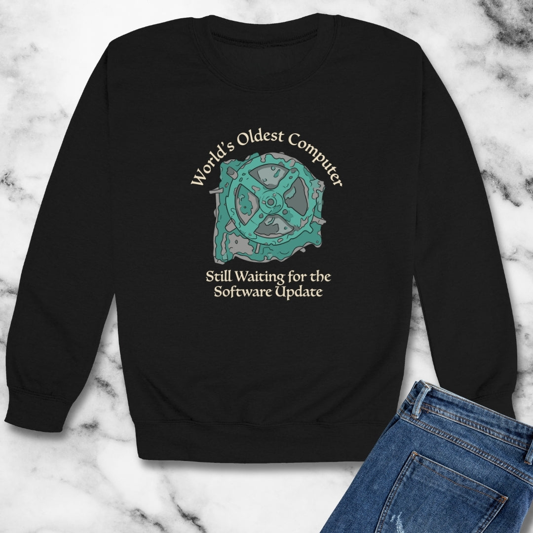 Antikythera Mechanism Unisex Heavy Crewneck Sweatshirt