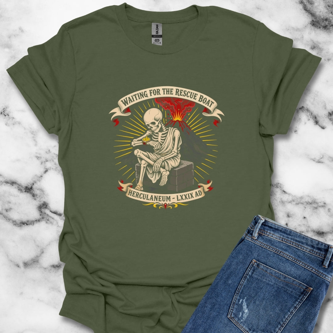 Waiting for Rescue Herculaneum T-Shirt