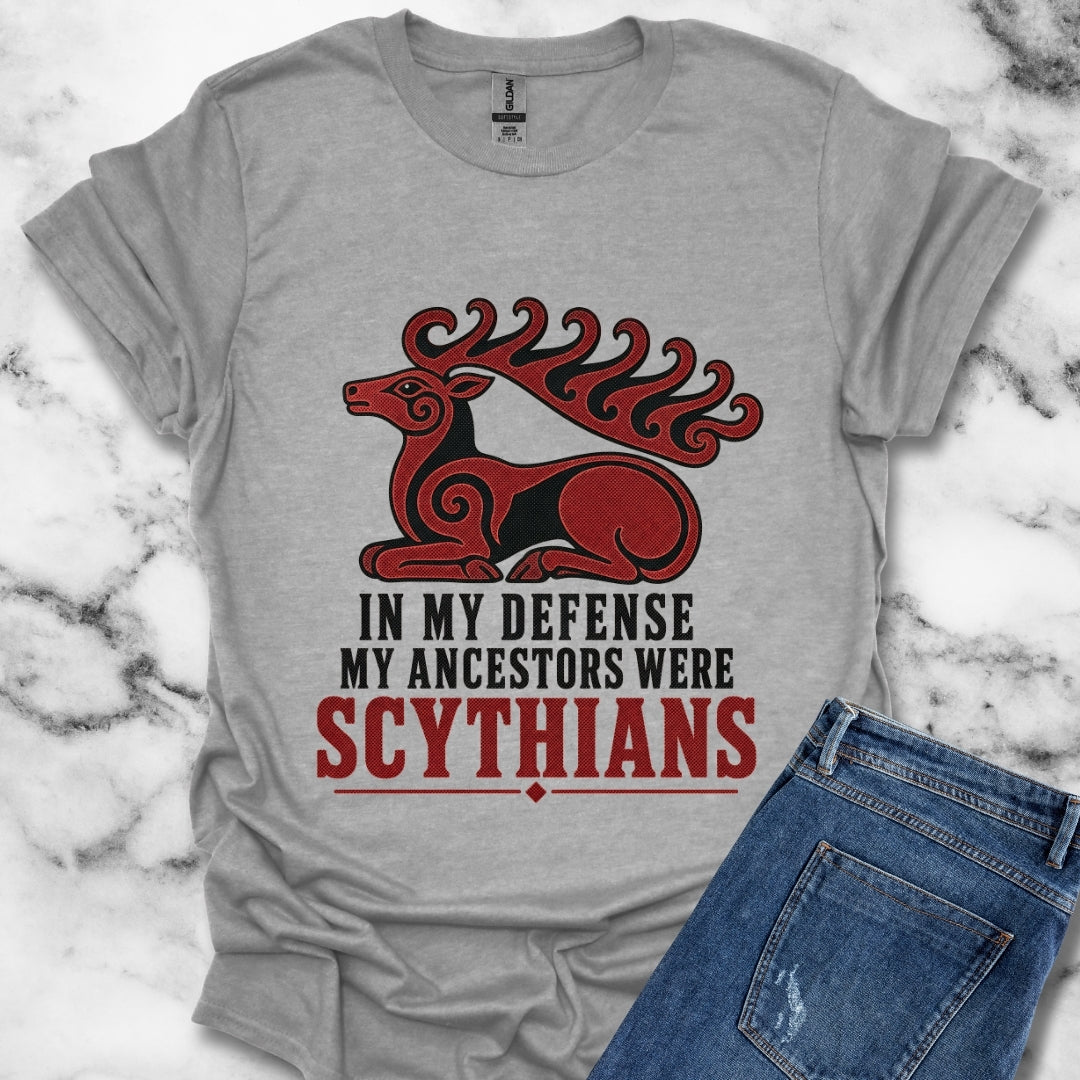 In My Defense My Ancestors Were Scythians T-Shirt